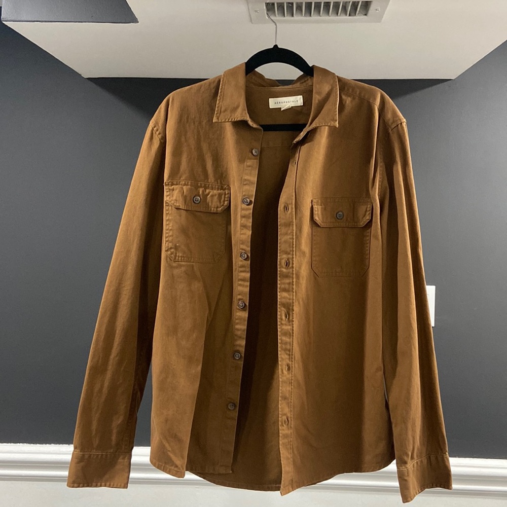 Aeropostale Canvas Light Jacket/Over Shirt